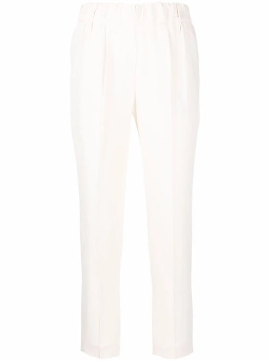 Cropped Slim-Fit Trousers