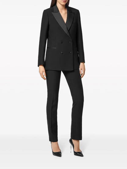 Double-Breasted Boxy Blazer