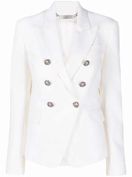 Double-Breasted Fitted Blazer
