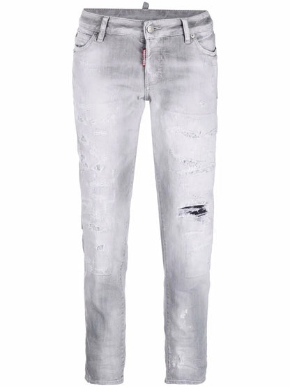 Logo-Patch Denim Jeans