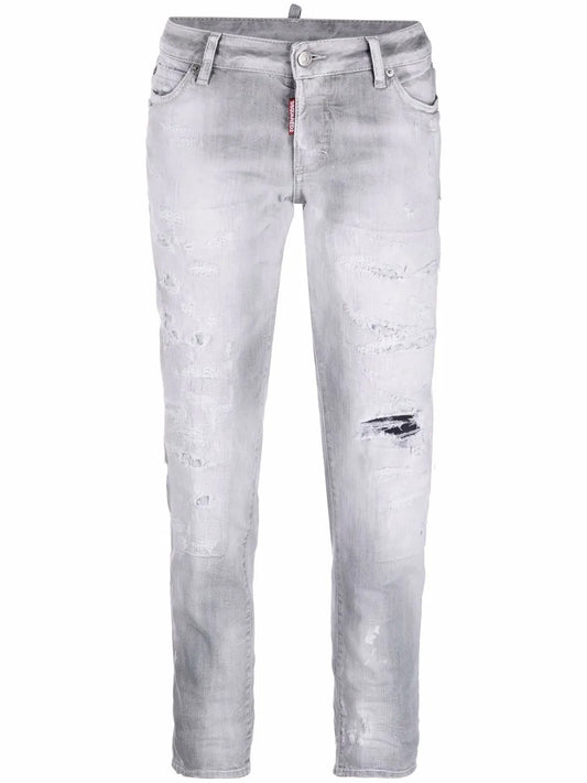 Logo-Patch Denim Jeans