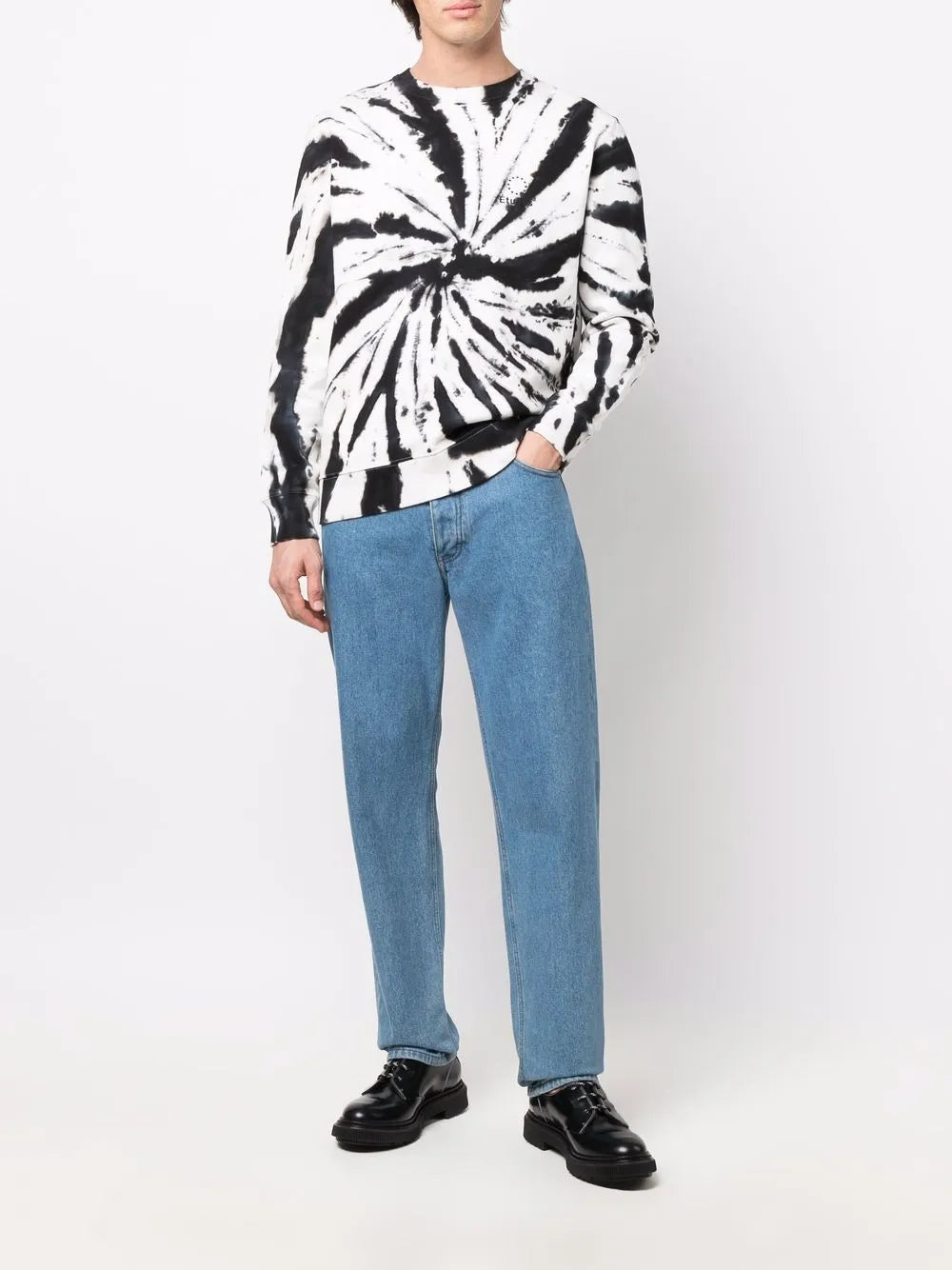Tie-Dye Organic-Cotton Sweatshirt