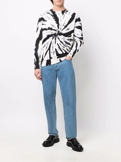 Tie-Dye Organic-Cotton Sweatshirt