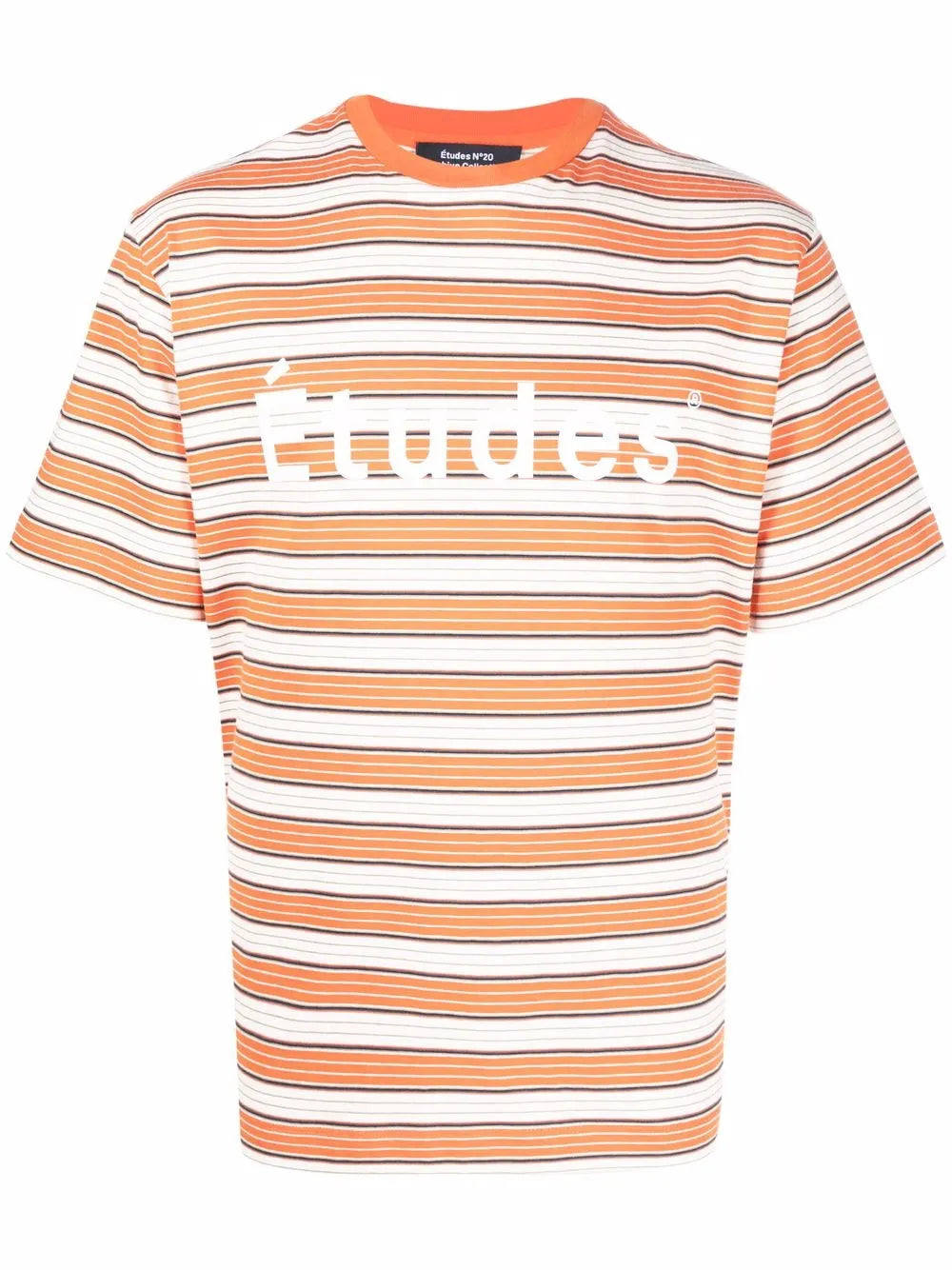 Logo-Print Striped T-Shirt