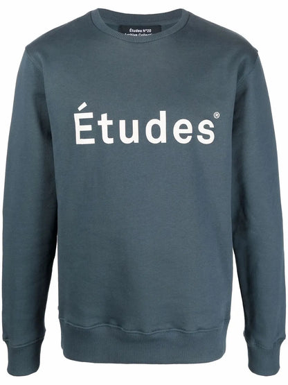 Logo-Print Crew Neck Sweatshirt