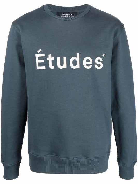 Logo-Print Crew Neck Sweatshirt