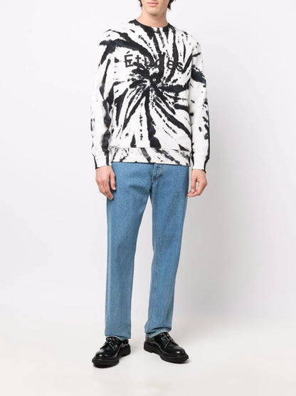 Tie-Dye Organic-Cotton Sweatshirt