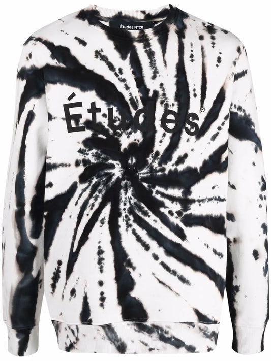 Tie-Dye Organic-Cotton Sweatshirt