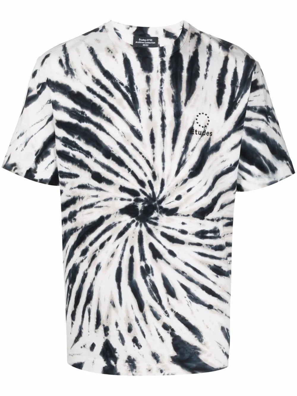 Tie Dye-Print Short-Sleeved T-Shirt