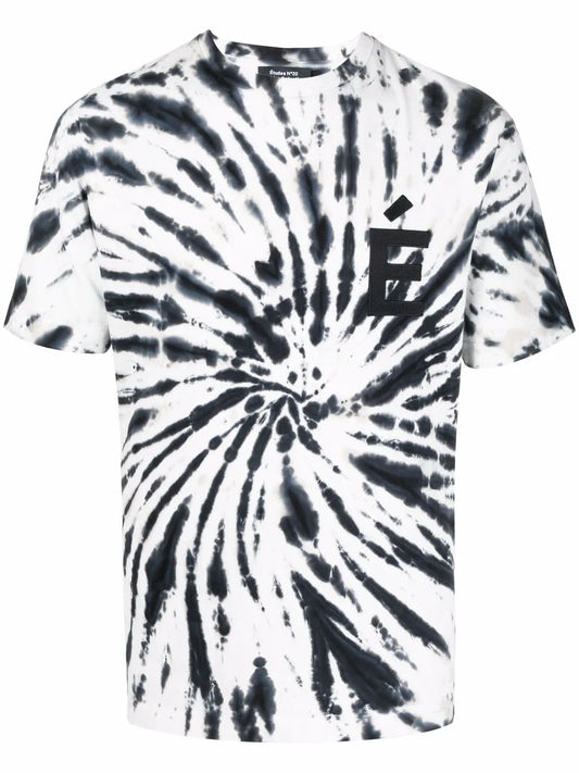 Tie Dye-Print Short-Sleeved T-Shirt