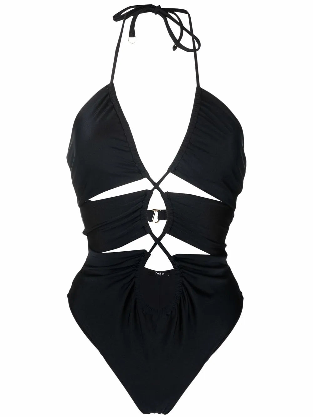 Cut-Out Halterneck Swimsuit