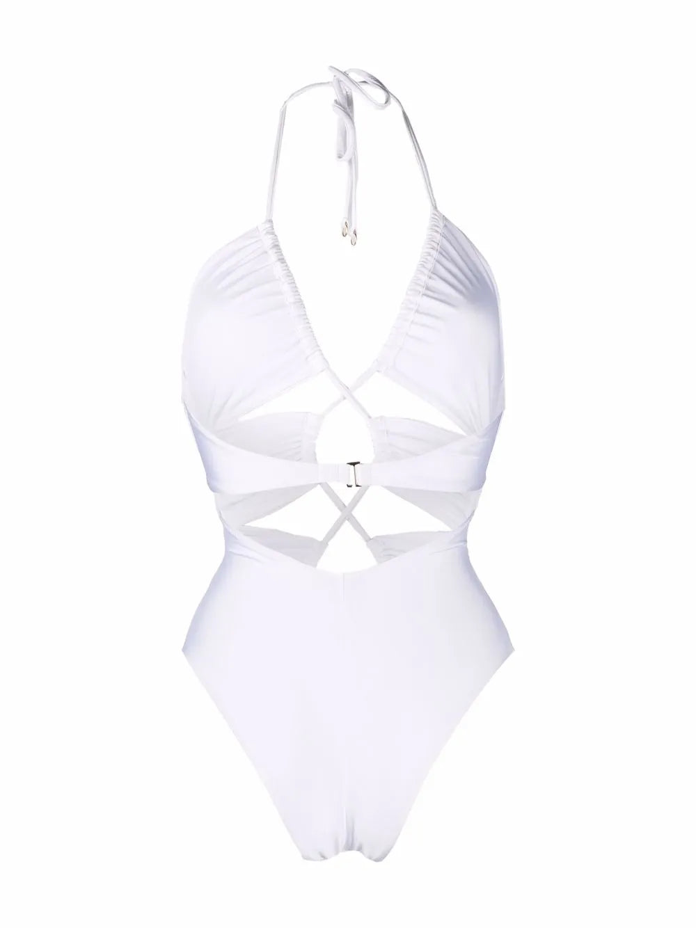 Cut-Out Halterneck Swimsuit
