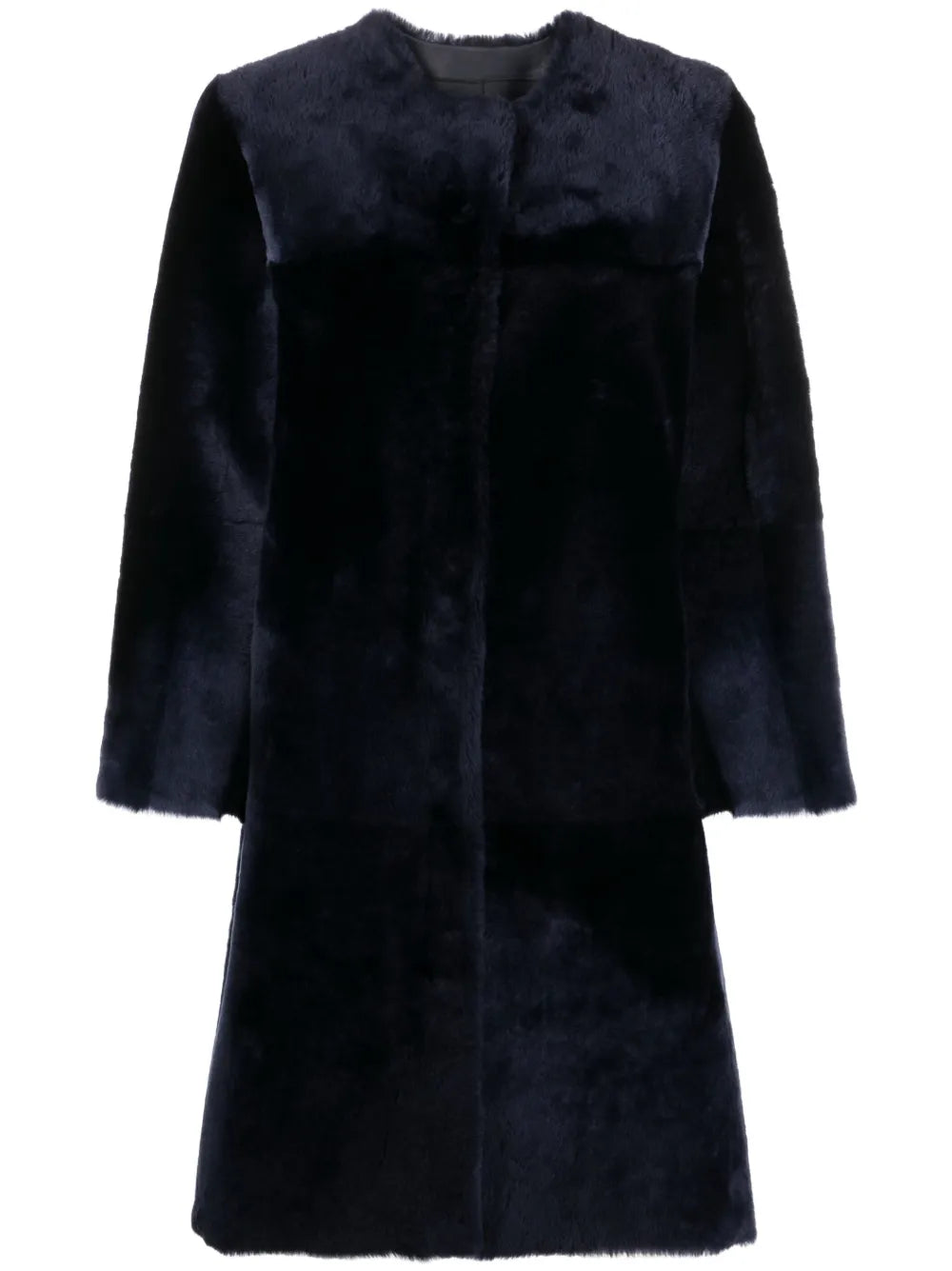 Reversible Leather Shearling Coat