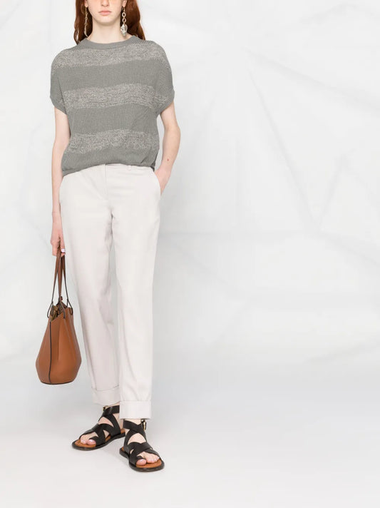 Straight-Leg Wool Trousers