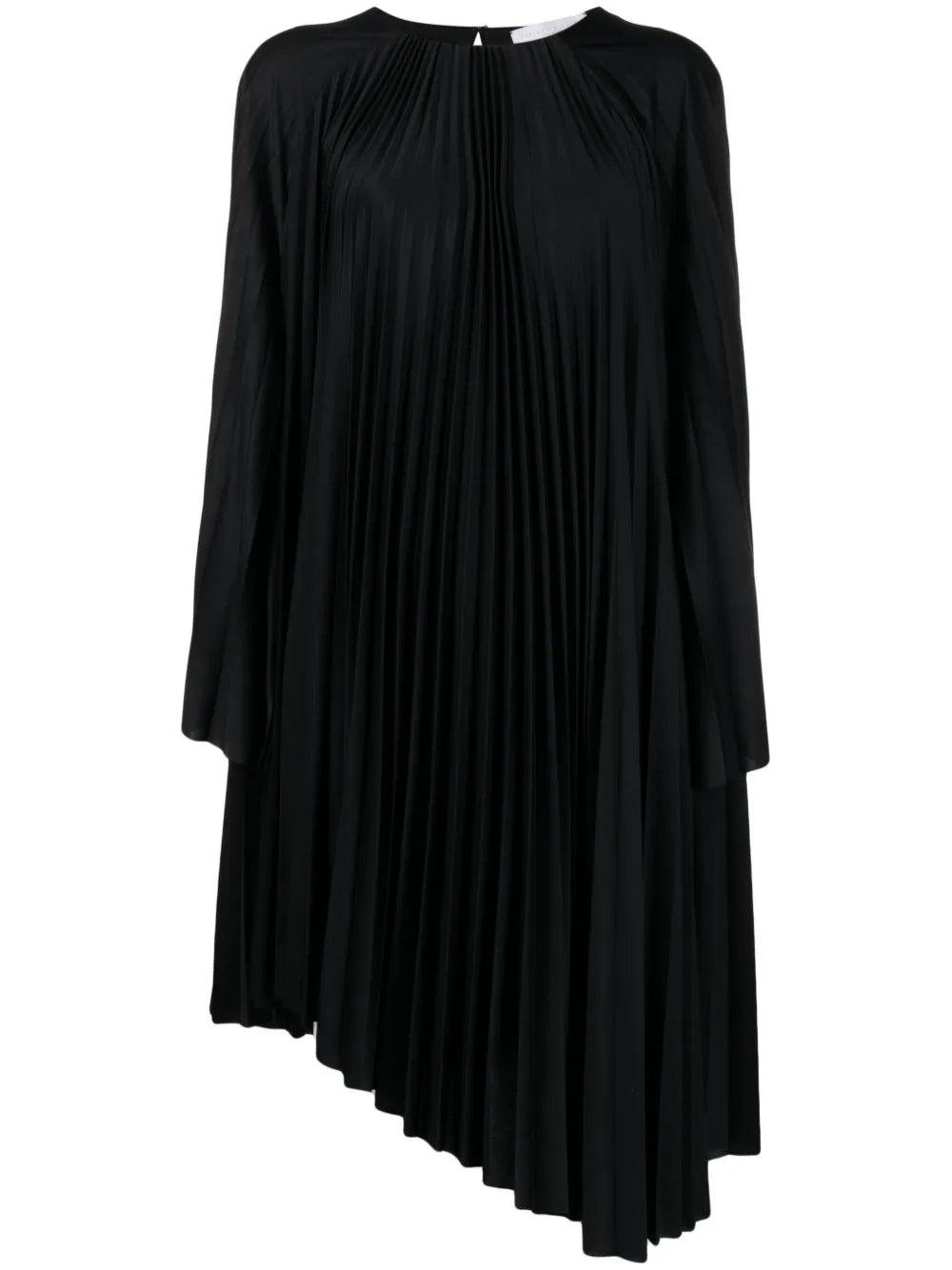 Pleated Asymmetric Dress
