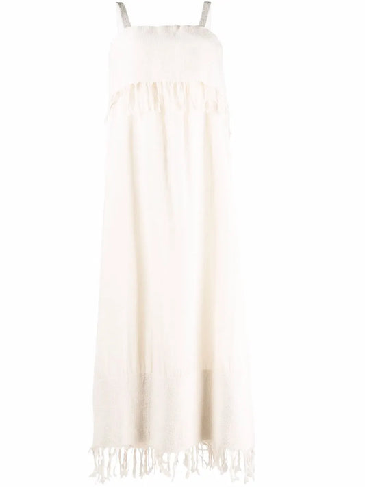 Tassel Fringed Sleeveless Dress