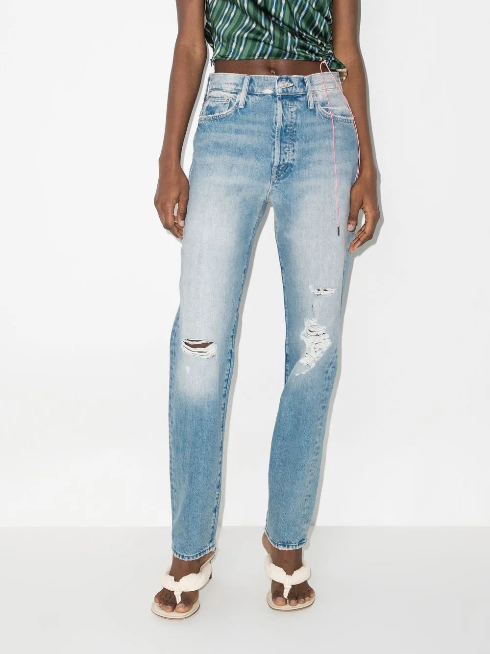 The Huffy Skimp Straight-Leg Jeans