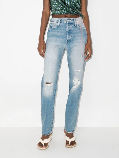 The Huffy Skimp Straight-Leg Jeans