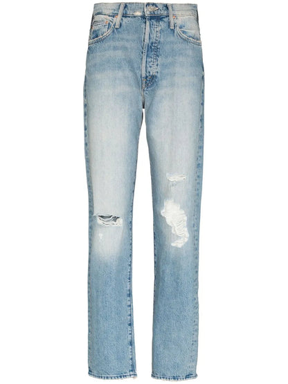 The Huffy Skimp Straight-Leg Jeans