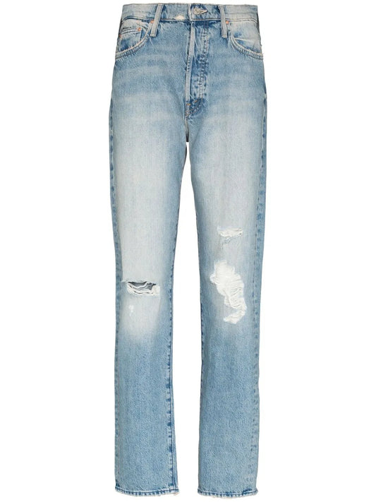 The Huffy Skimp Straight-Leg Jeans