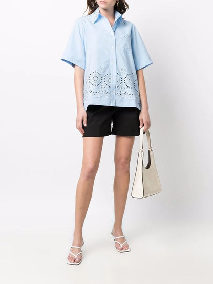 Turn-Up Hem Shorts