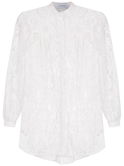 Branch Lace-Print Shirt