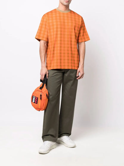 Check-Print T-Shirt