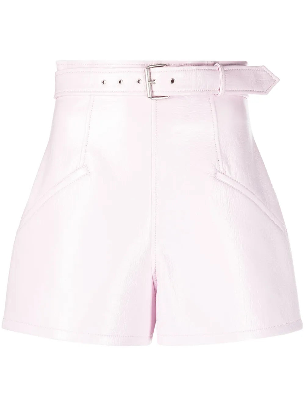 Belted Structured Shorts