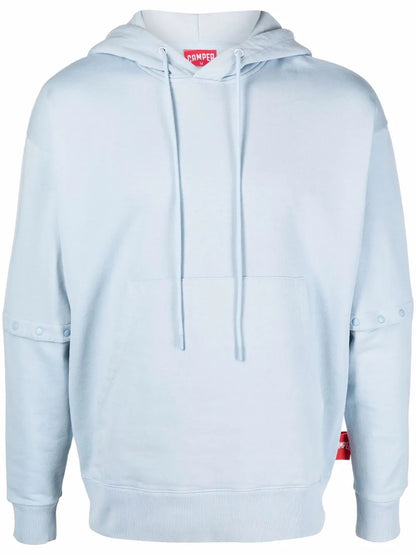 Logo-Patch Drawstring Hoodie