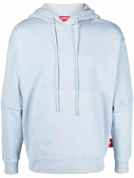 Logo-Patch Drawstring Hoodie