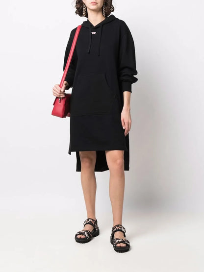 D-Ilse Cotton Hoodie Dress