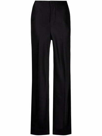 Wide-Leg Tailored Trousers