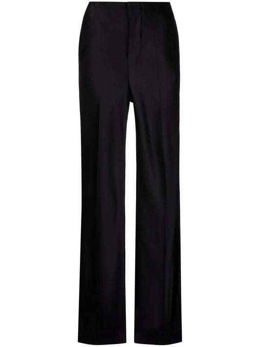 Wide-Leg Tailored Trousers
