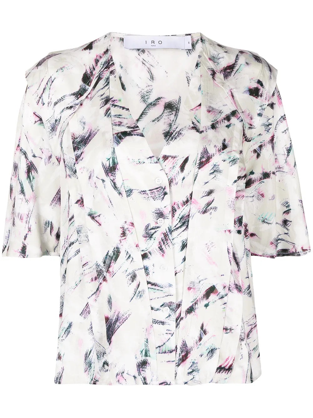 V-Neck Floral Blouse
