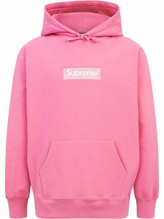 Box Logo Drawstring Hoodie