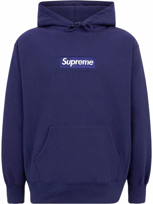 Box Logo Drawstring Hoodie