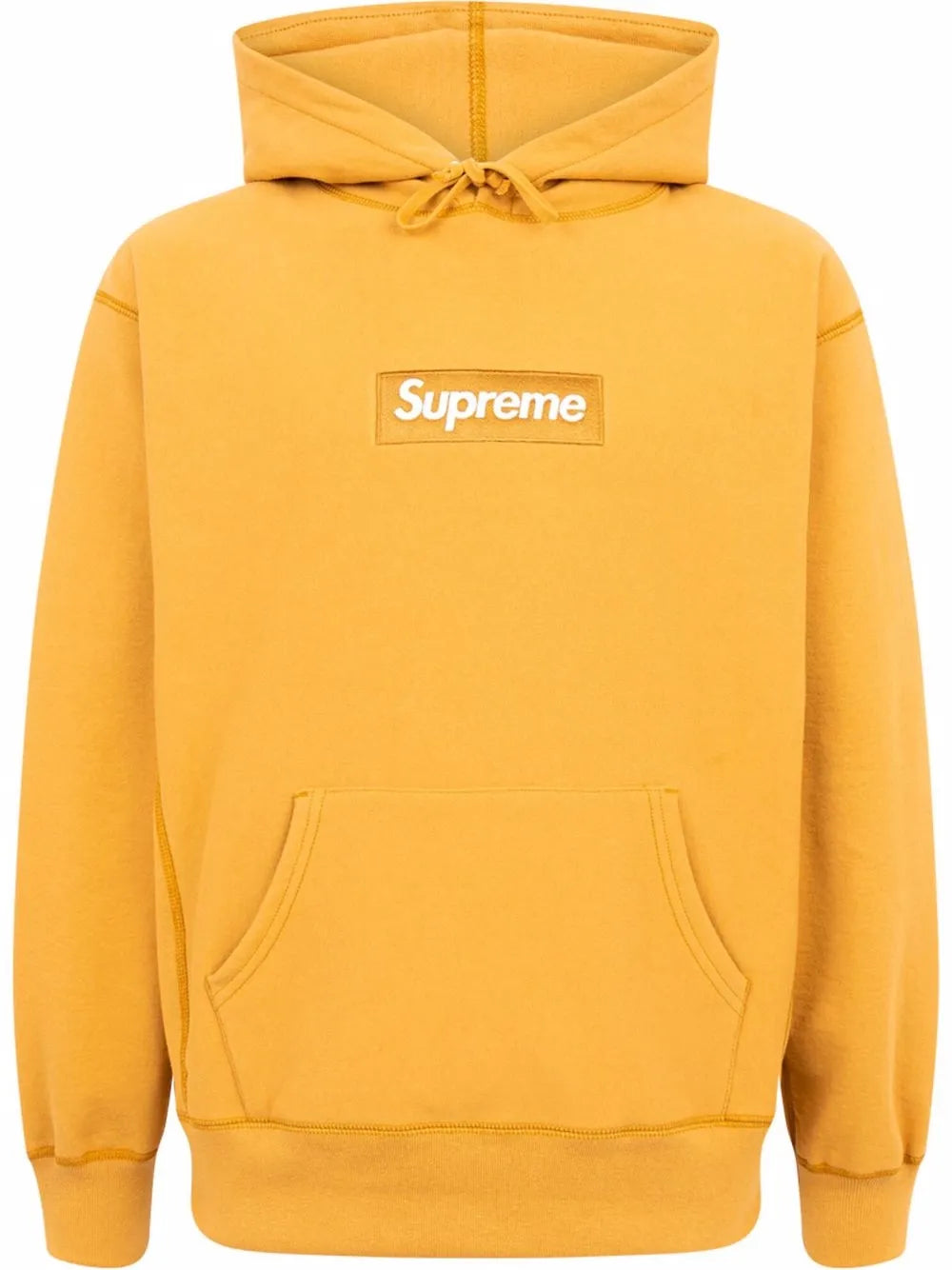 Box Logo Drawstring Hoodie