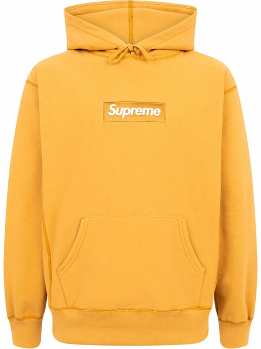 Box Logo Drawstring Hoodie
