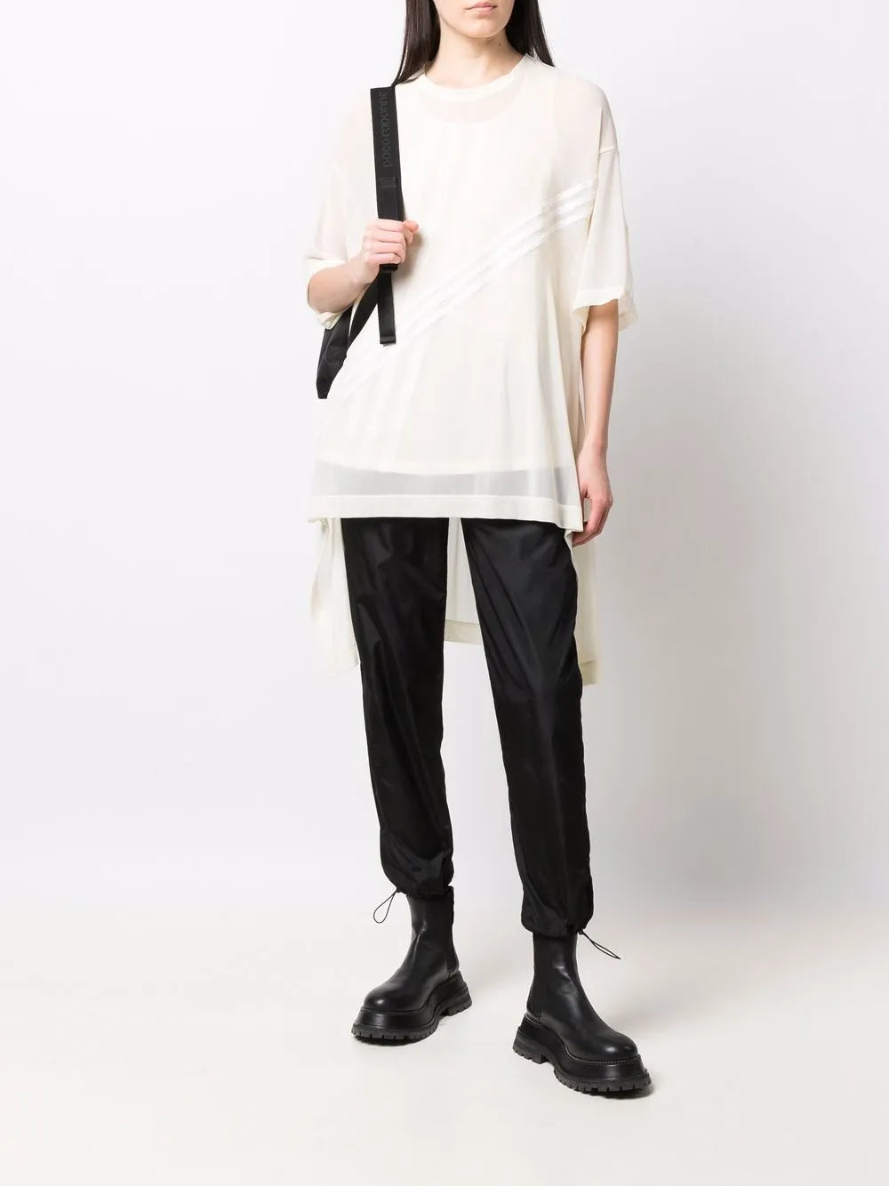 Mesh-Panelling T-Shirt