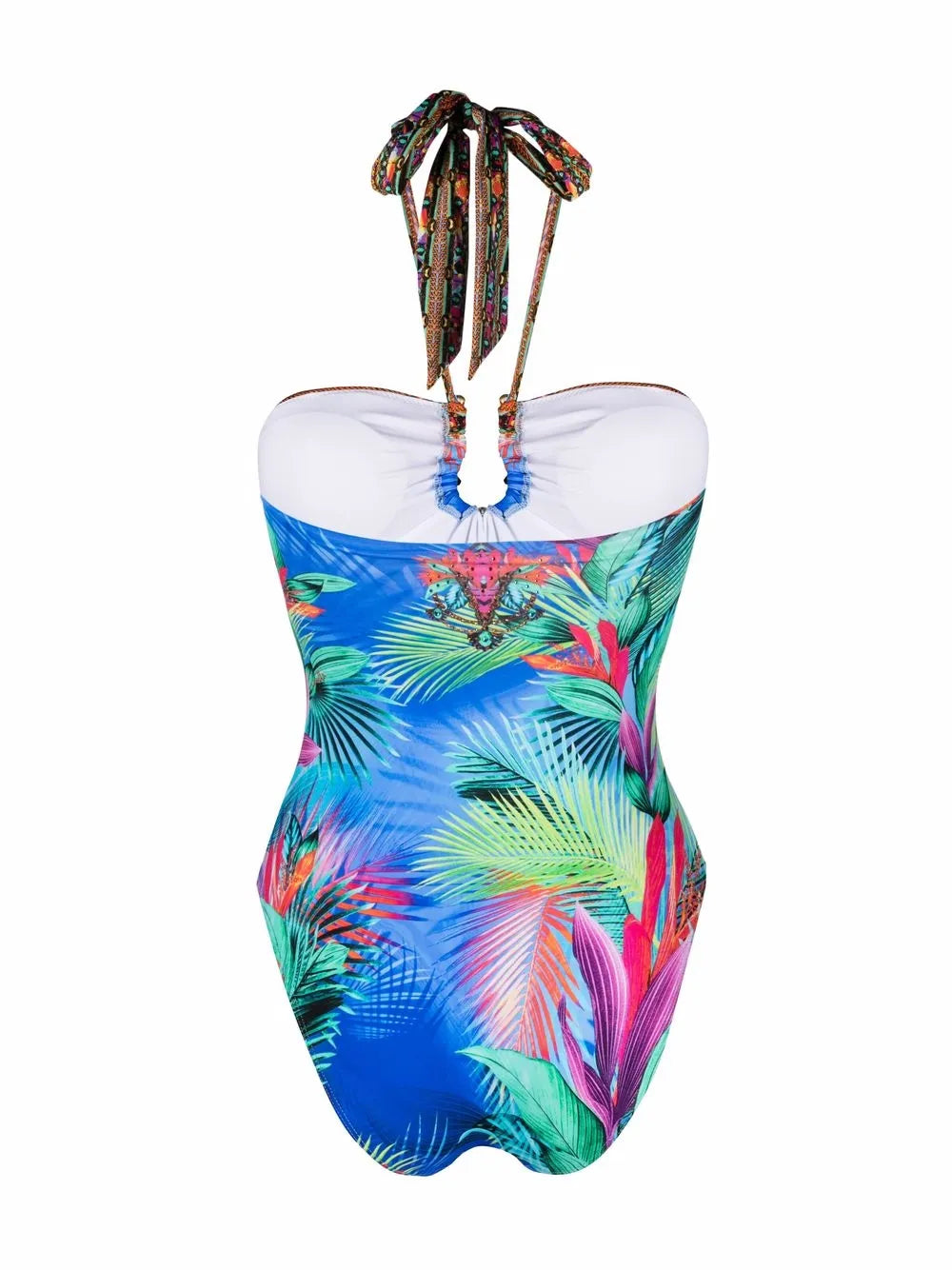 Whats Your Vice-Print Swimsuit