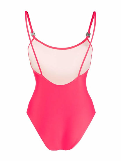 Slide-Buckled Swimsuit