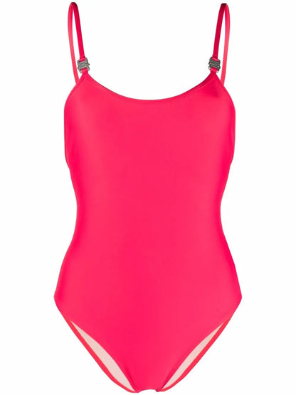 Slide-Buckled Swimsuit