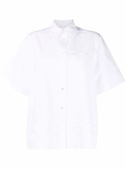Short-Sleeved Button-Up Shirt