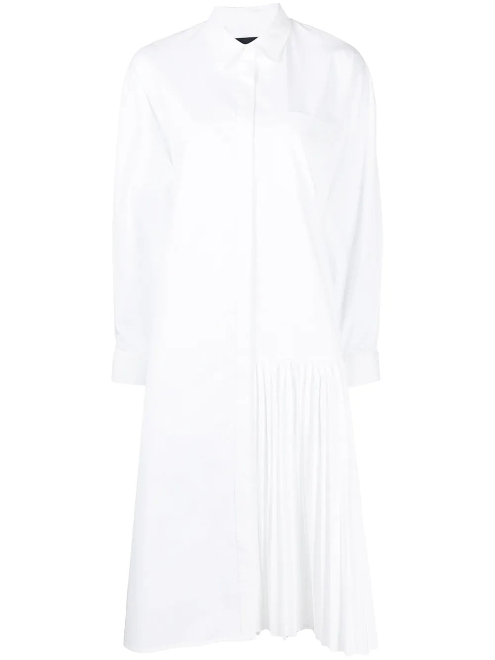 Pleated Shirt Dress