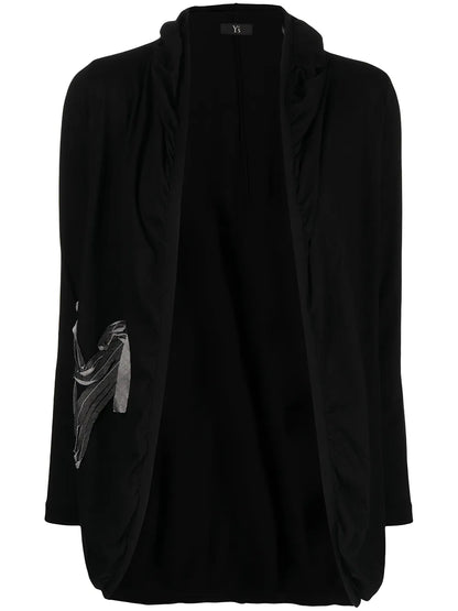 Logo-Patchwork Cardigan