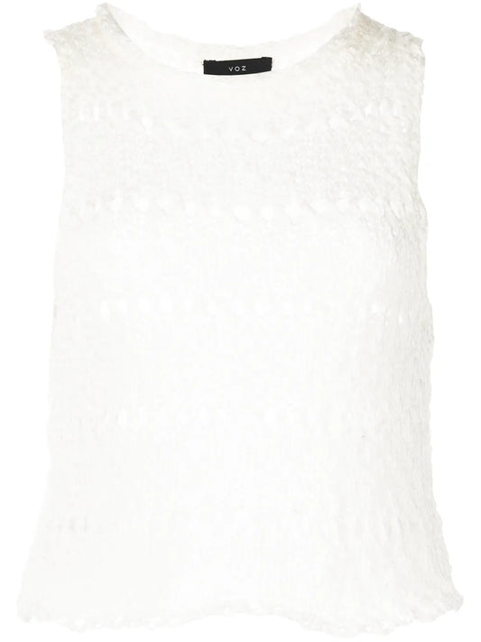 Flammé Knitted Crop Top