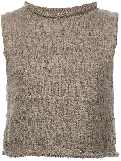 Flammé Knitted Crop Top