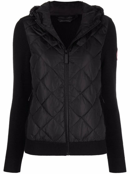 Hybridge Padded Knitted Hoodie