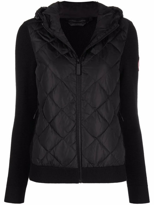 Hybridge Padded Knitted Hoodie