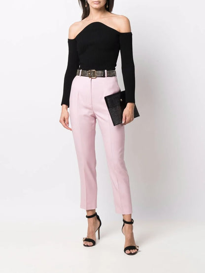 Cropped Tailored Trousers